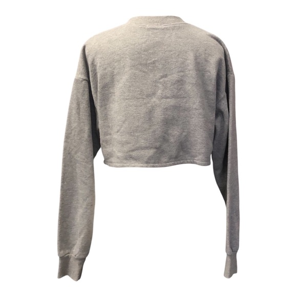 Bozzolo heather Gray Cropped Top - Picture 4 of 7